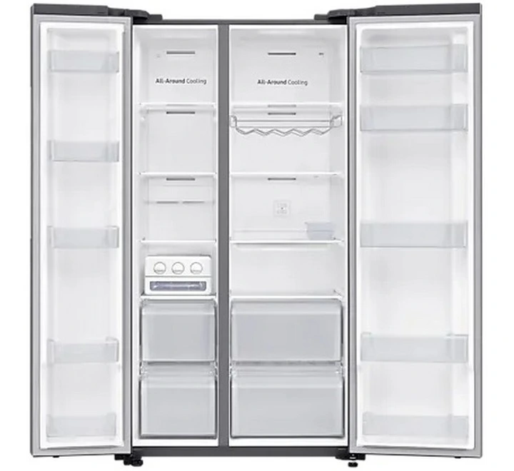 Samsung 700 L with Inverter Side-by-Side Refrigerator (RS72R5011SL/TL EZ Clean Steel)